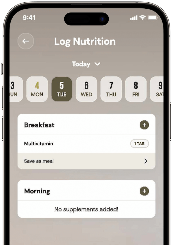 logging nutrition