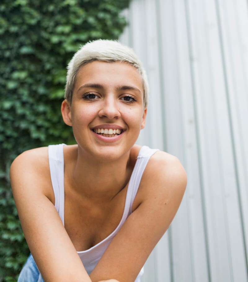 smiling-woman-with-short-hair